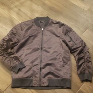 Elwood Mens nylon bomber zip jacket